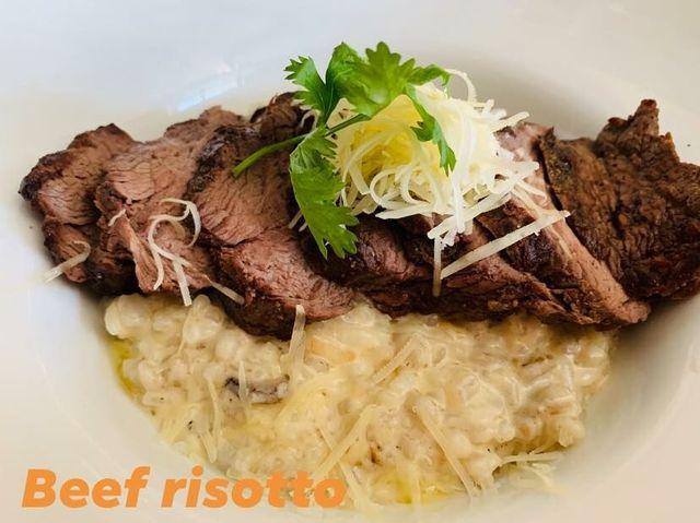 Beef risotto