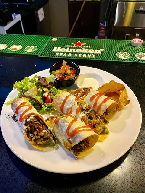 Beef burito