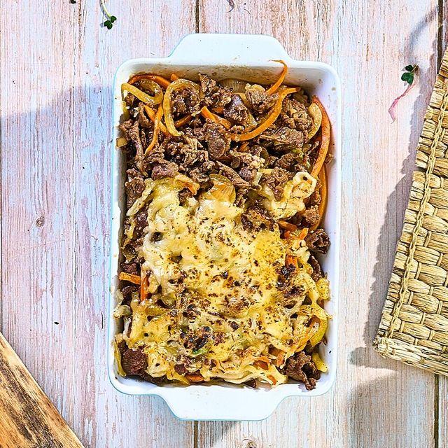 Бяслаг үхрийн мах Cheesy beef