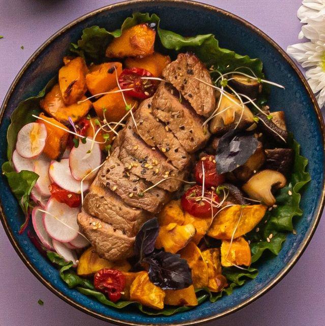 Стейк будда боул