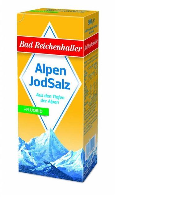 Bad Reichenhaller альпын нурууны йоджуулсан, фтортой давс
