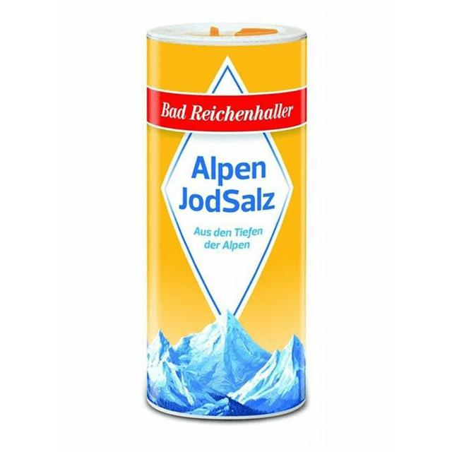 Bad Reichenhaller альпын нурууны йоджуулсан давс савтай