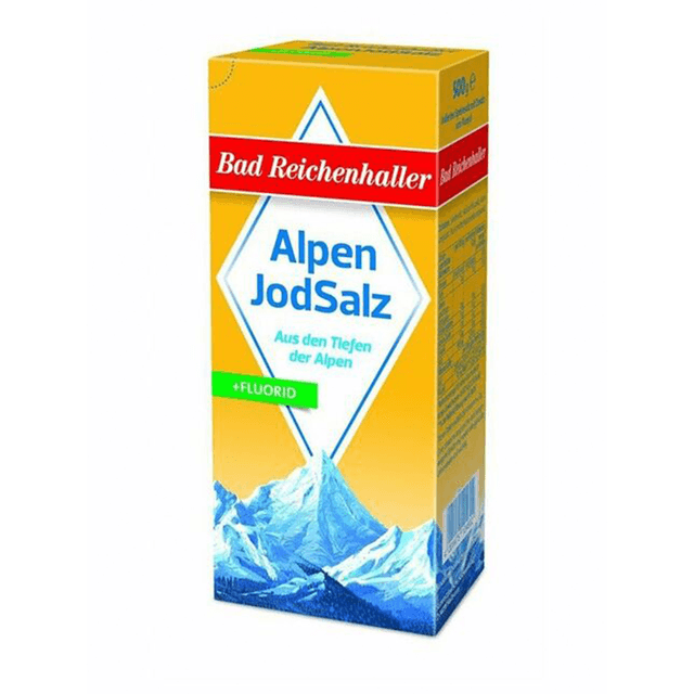 Bad Reichenhaller альпын нурууны йоджуулсан, фтортой давс