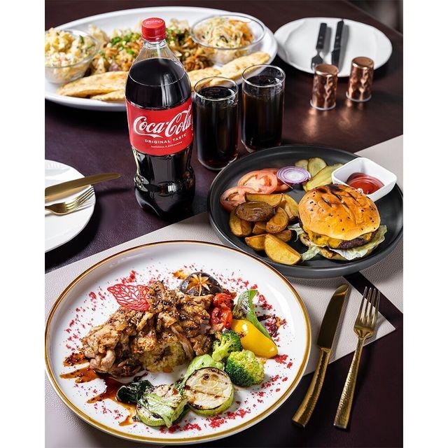 Grilled chicken teriyaki and Cheese Burger set