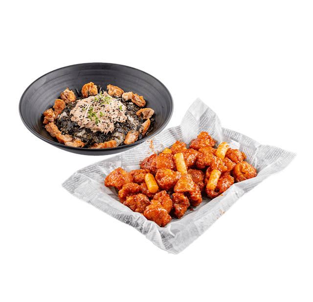 DOUBLE SPICY & TUNA RICE BALL