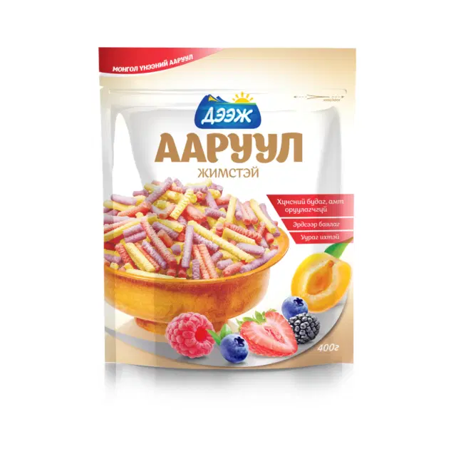 Дээж ааруул жимстэй