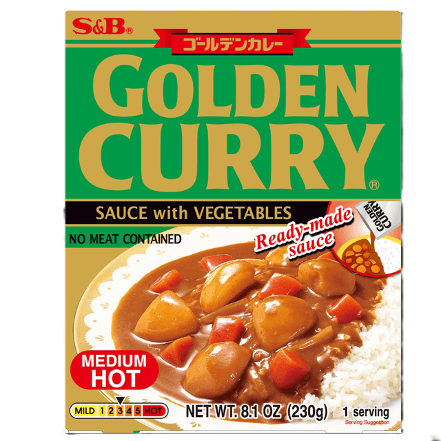 Бэлэн голден карри дунд зэргийн халуун ногоотой