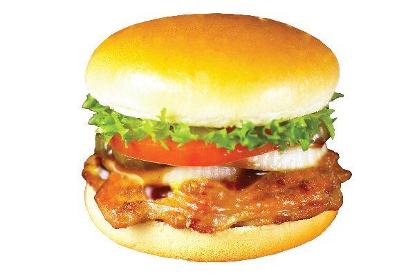 Grilled chicken burger