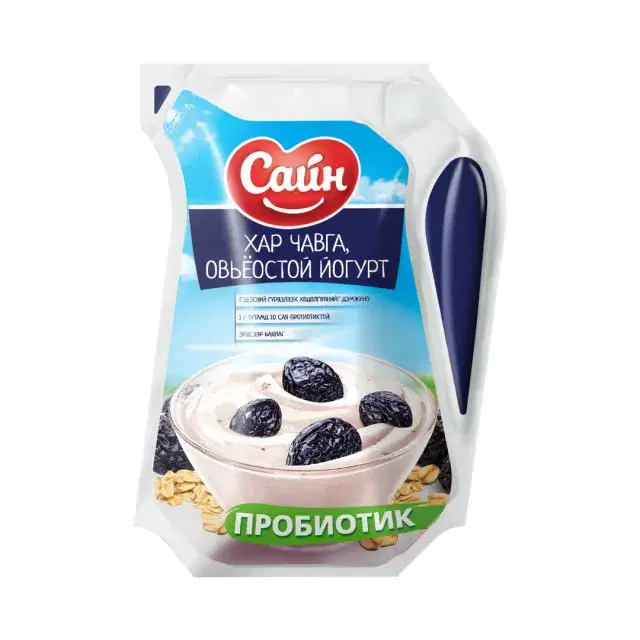 Сайн, Хар чавга овьёостой йогурт