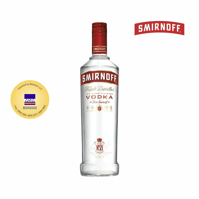 Smirnoff Vodka Red 