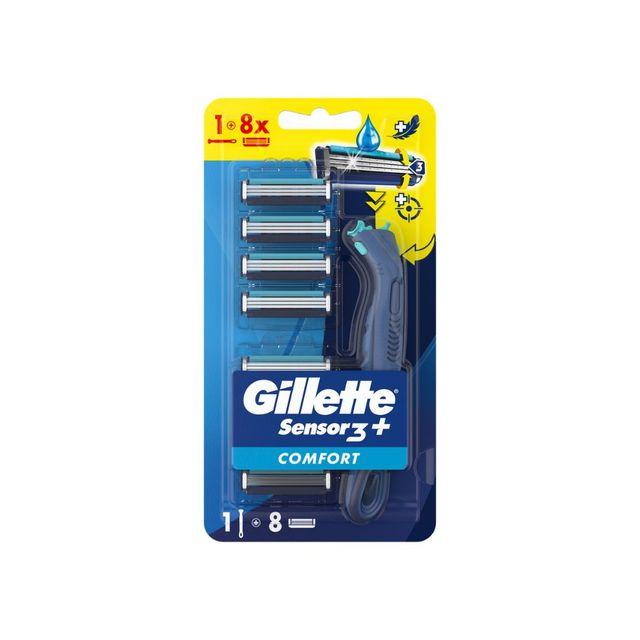 Gillette Sensor3+ Comfort Razor 8pc x 8
