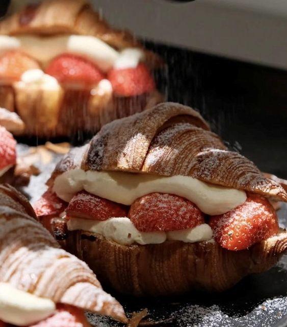 Strawberry Croissant