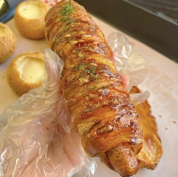 German Sausage Croissant Roll