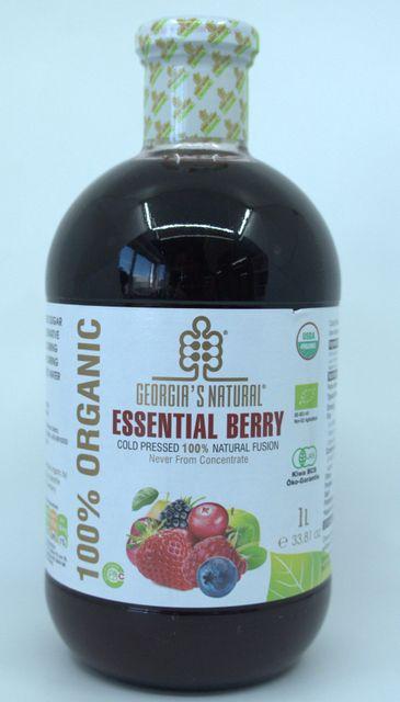 Georgias Natural 100% Organic Juice Essential berry