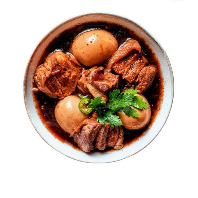 Өндөгтэй жигнэсэн гахайн мах