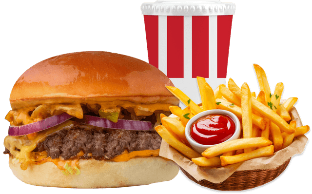 Dragon Style Burger Combo