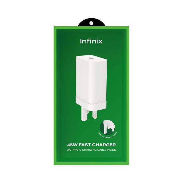 Infinix 45W Fast Charger 3A U450XKB+XDC13