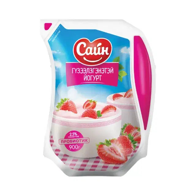 Сайн Гүзээлзгэнэтэй йогурт