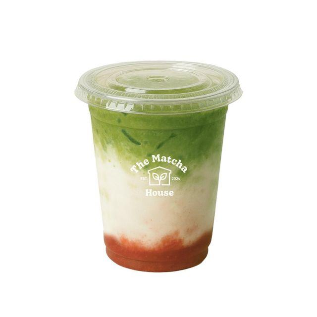 Iced Strawberry Glow Matcha 