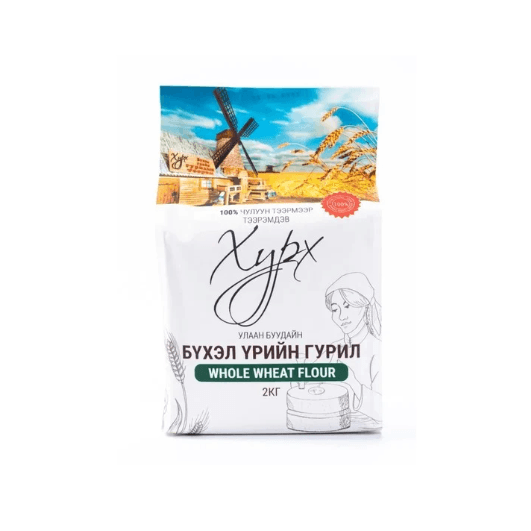Хурх бүхэл үрийн гурил 2кг