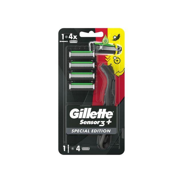 Gillette Sensor3+ Black Razor 4pc x 6