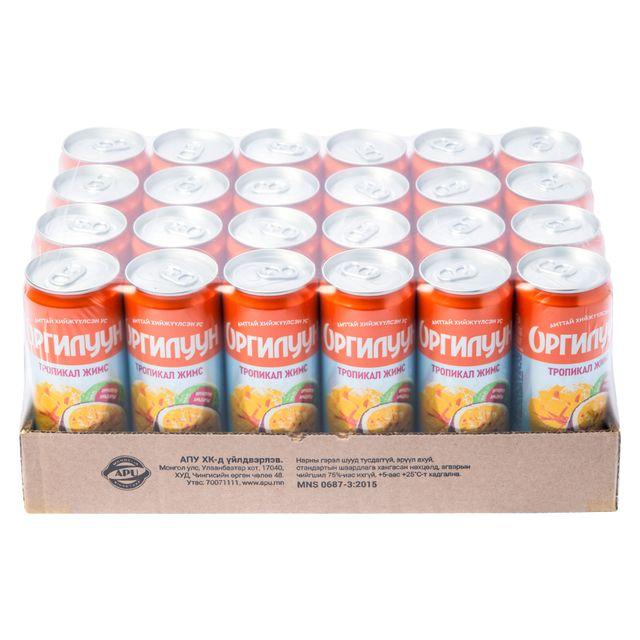 Orgiluun Tropical Fruit can 0.33 L