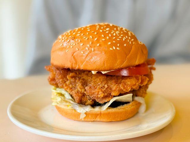 Chicken burger set