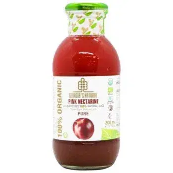 Georgias Natural 100% Organic Juice Pink nectarine