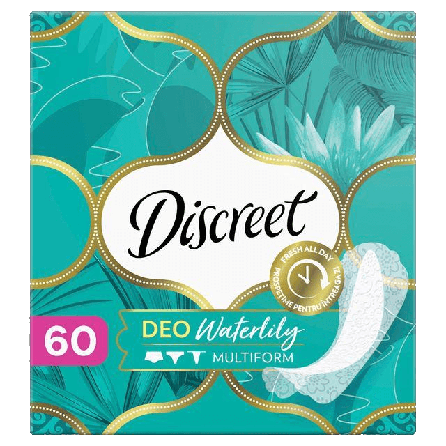 Discreet Liners Deo Water Lily Trio