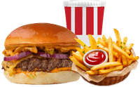 Dragon Style Burger Combo