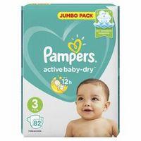 Pampers Active baby S3 82pc JP new