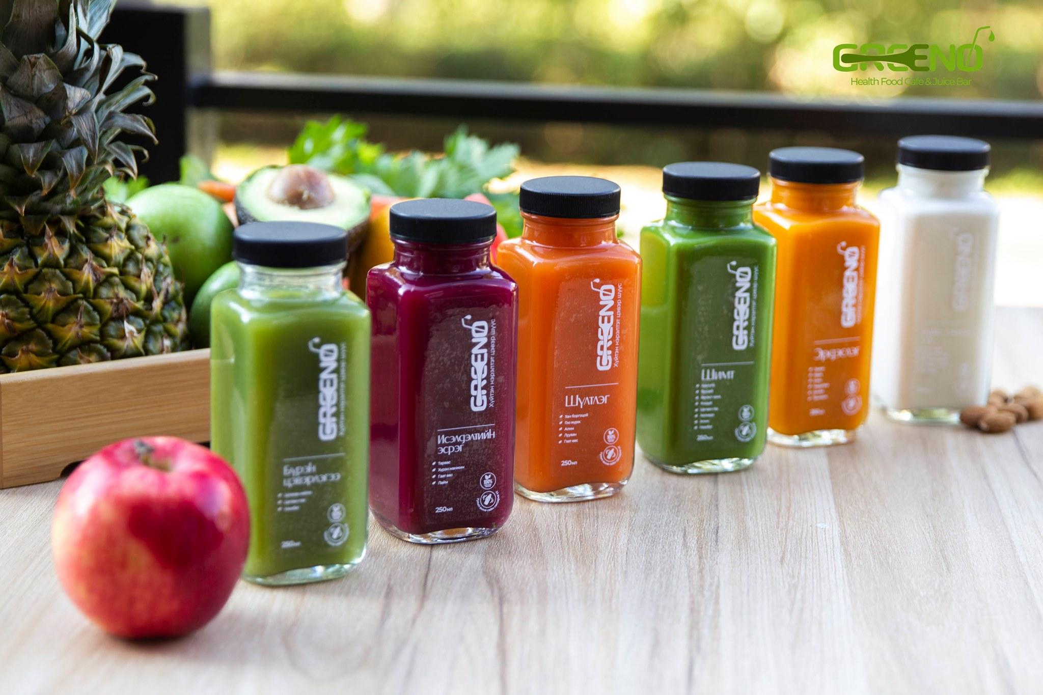 Greeno Health Food Cafe & Juice Bar background